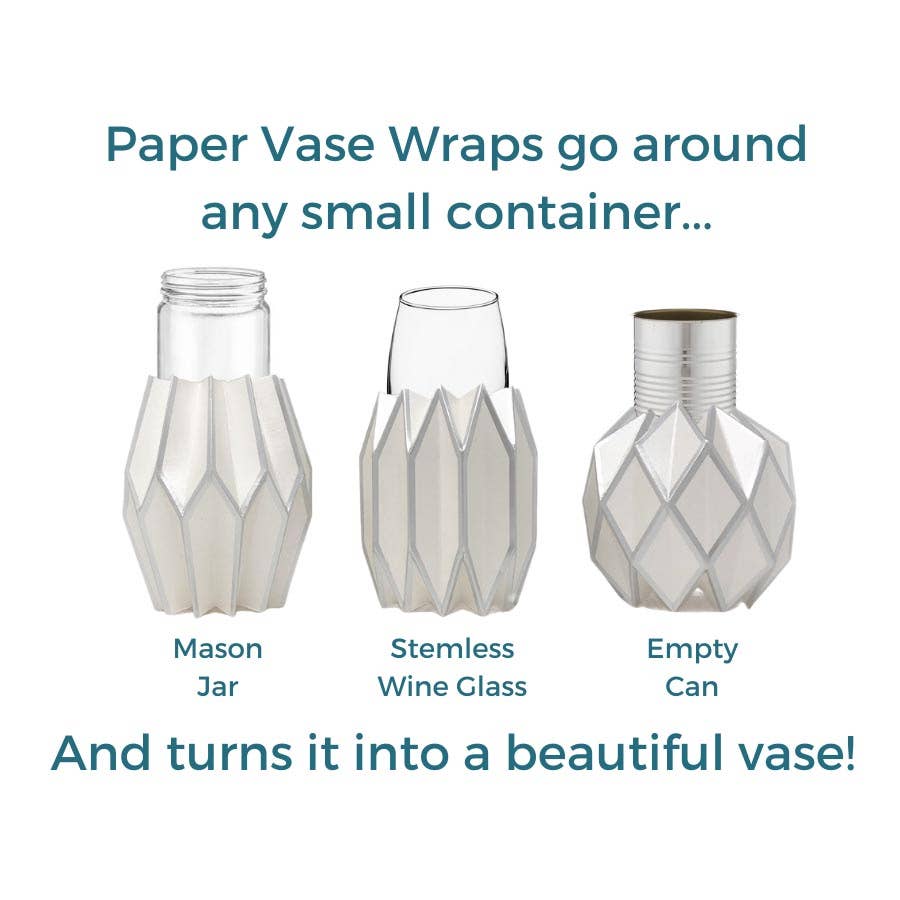 Tiffany Paper Vase Wrap