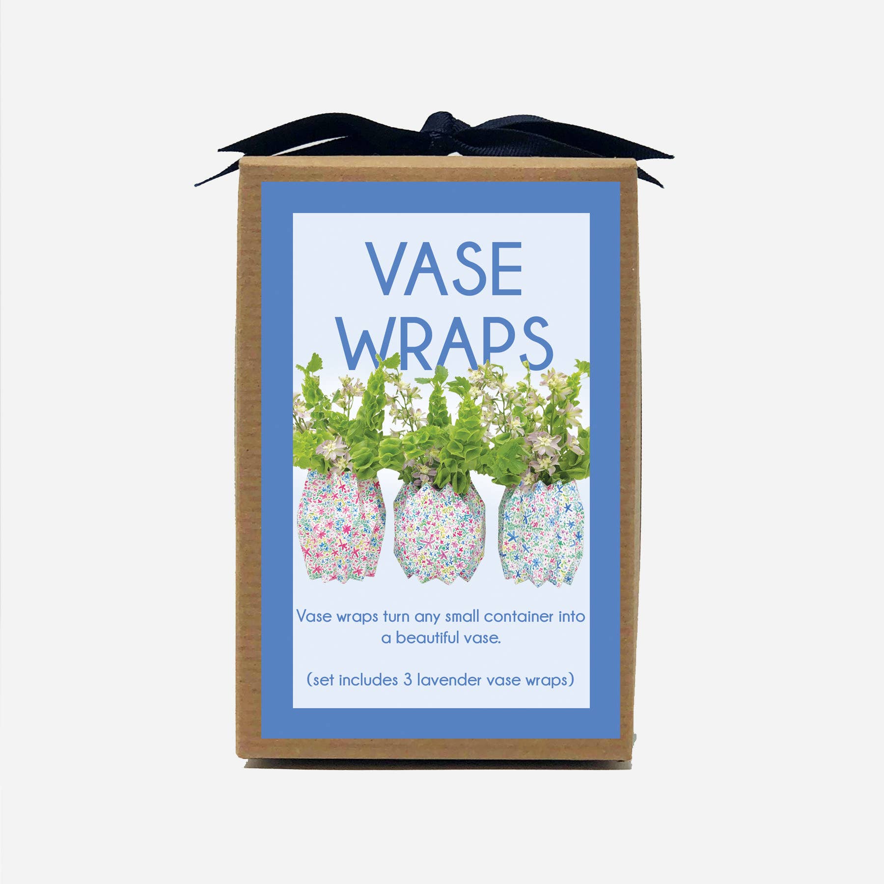 Whimsy Flower Paper Vase Wraps