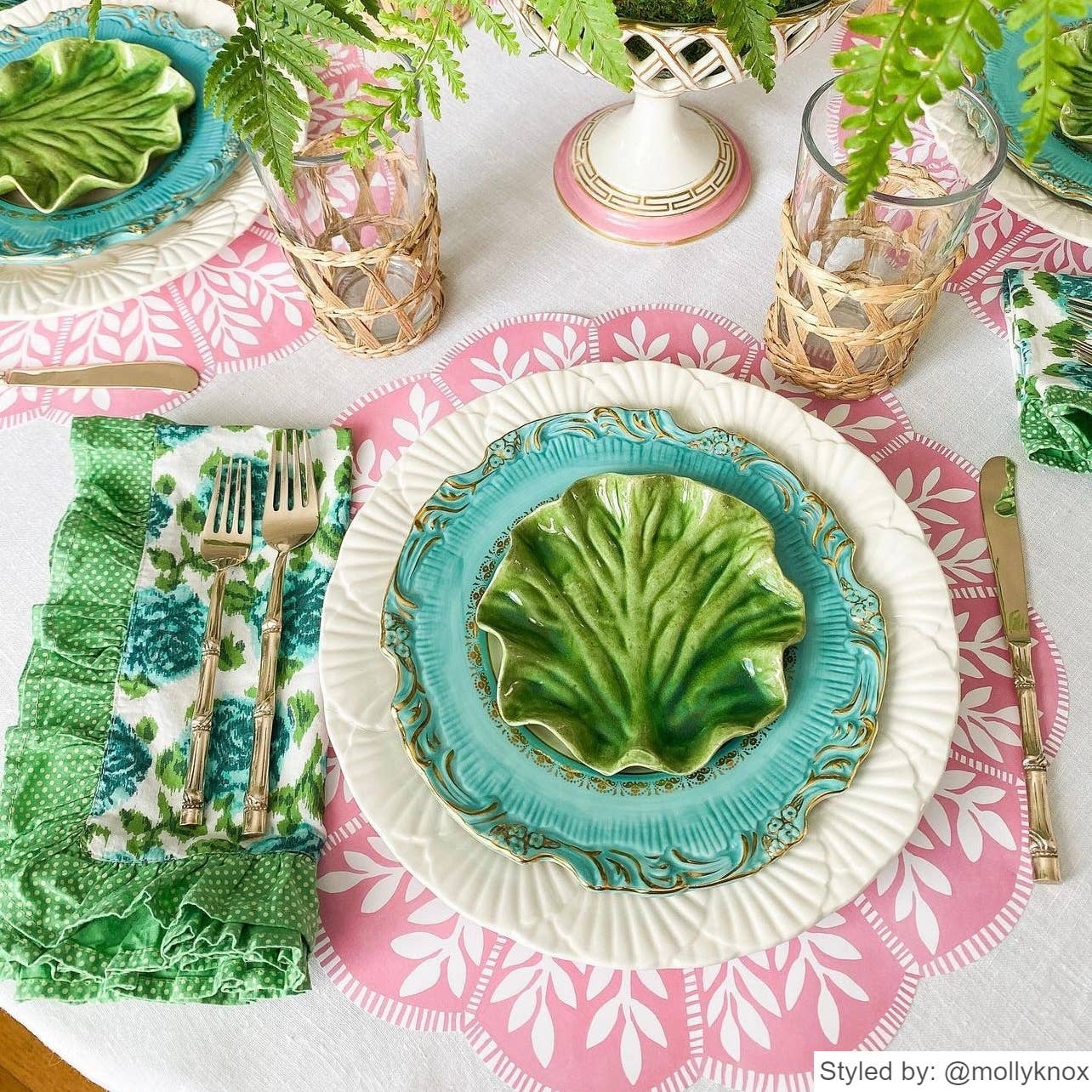 English Garden Paper Placemats